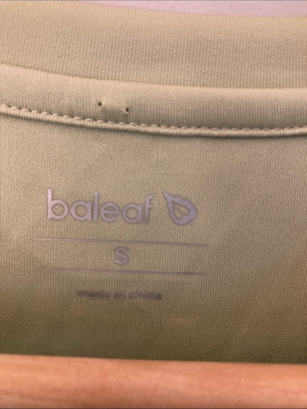 Baleaf Sage Green Long-Sleeve Performance Shirt - Picture 2 of 4